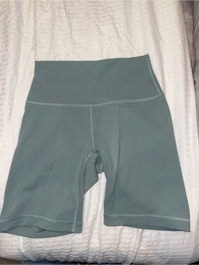 Lululemon High-Waist Wunder Train 8in Biker Shorts